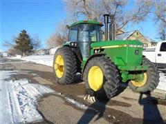 1989 John Deere 4755 Custom MFWD Tractor